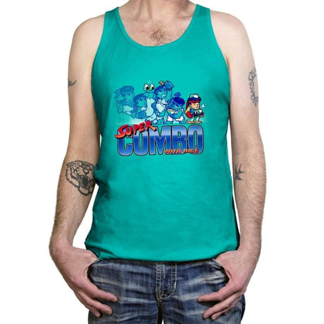 Super Combo with Rice Exclusive - Tanktop Tanktop RIPT Apparel X-Small / Teal