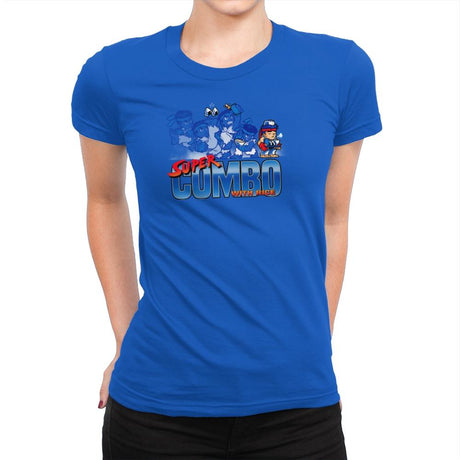 Super Combo with Rice Exclusive - Womens Premium T-Shirts RIPT Apparel Small / Royal