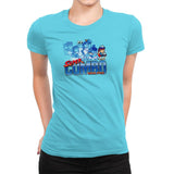 Super Combo with Rice Exclusive - Womens Premium T-Shirts RIPT Apparel Small / Tahiti Blue