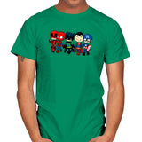 Super Cross Over Bros - Miniature Mayhem - Mens T-Shirts RIPT Apparel Small / Kelly Green