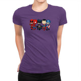 Super Cross Over Bros - Miniature Mayhem - Womens Premium T-Shirts RIPT Apparel Small / Purple Rush