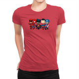 Super Cross Over Bros - Miniature Mayhem - Womens Premium T-Shirts RIPT Apparel Small / Red