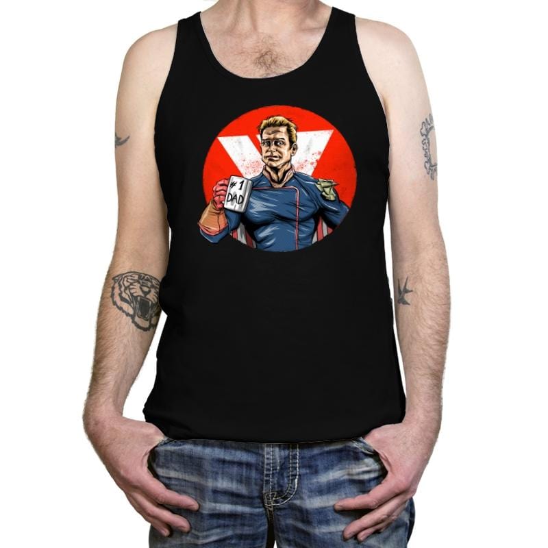 Super Dad - Tanktop Tanktop RIPT Apparel X-Small / Black