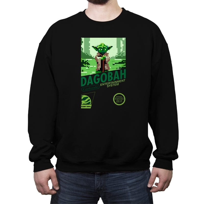 Super Dagobah - Crew Neck Sweatshirt Crew Neck Sweatshirt RIPT Apparel Small / Black