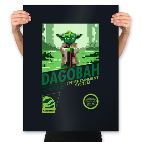 Super Dagobah - Prints Posters RIPT Apparel 18x24 / Black