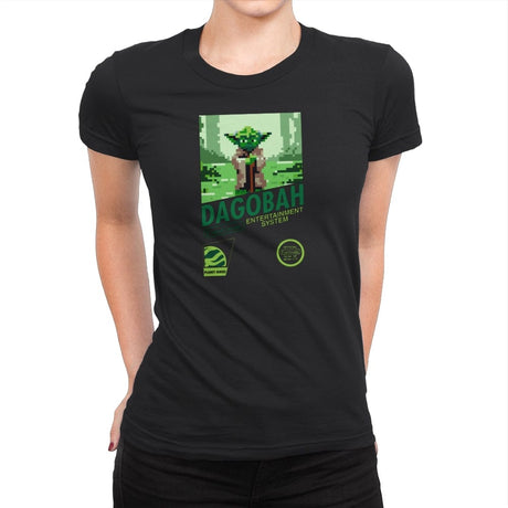 Super Dagobah - Womens Premium T-Shirts RIPT Apparel Small / Black