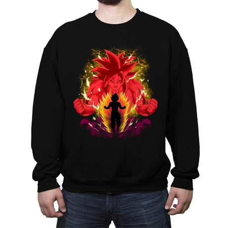Super Daima  - Crew Neck Sweatshirt Crew Neck Sweatshirt RIPT Apparel Small / Black