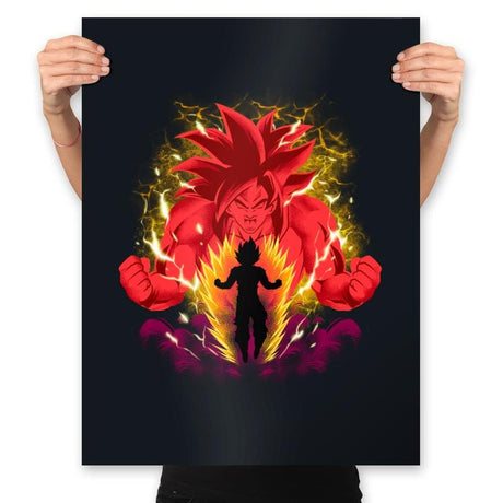 Super Daima  - Prints Posters RIPT Apparel 18x24 / Black