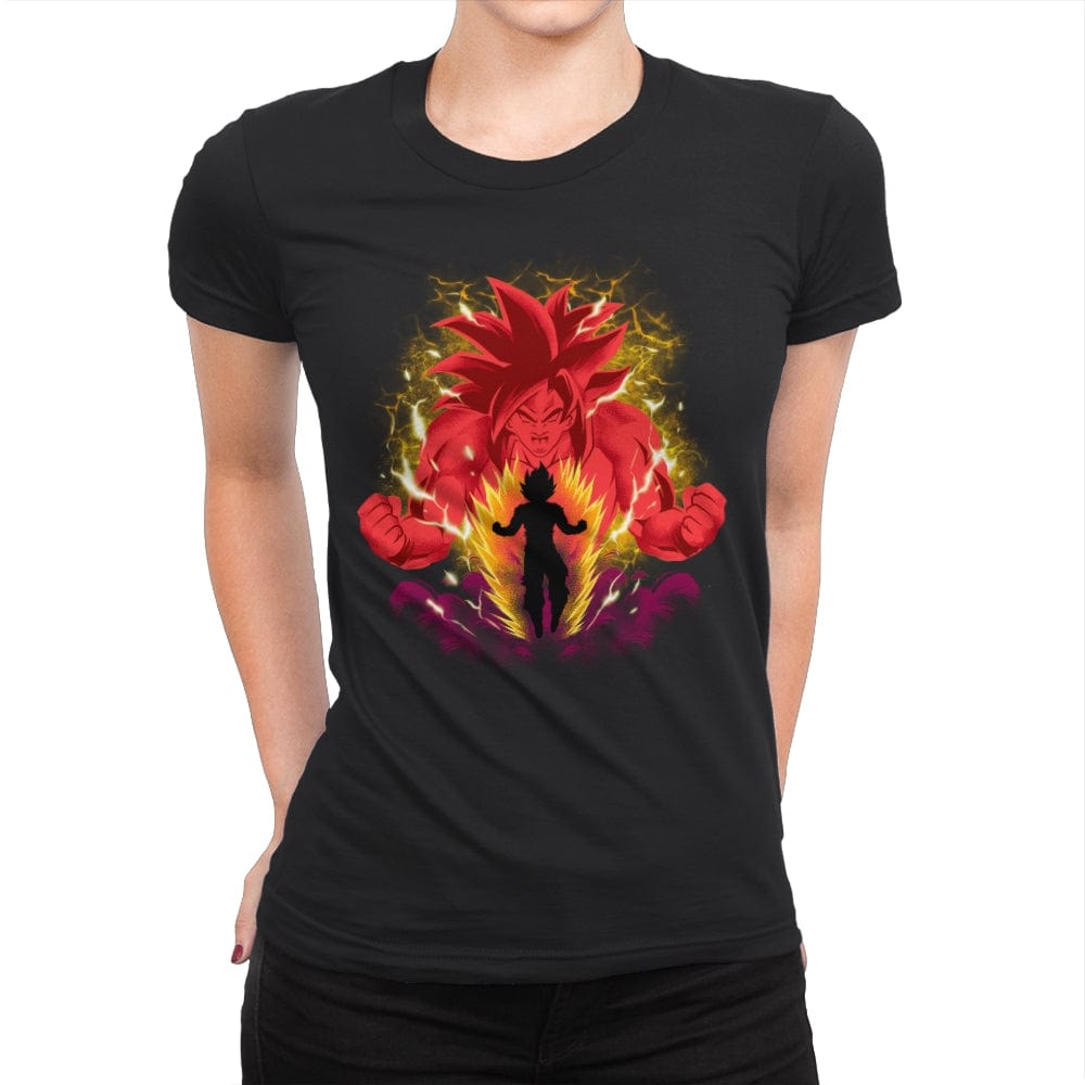 Super Daima  - Womens Premium T-Shirts RIPT Apparel Small / Black