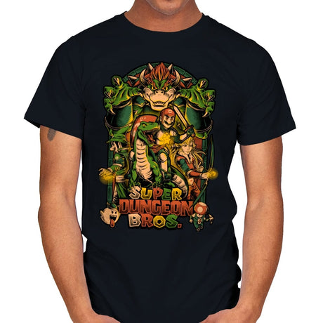 Super Dungeon Bros - Mens T-Shirts RIPT Apparel Small / Black