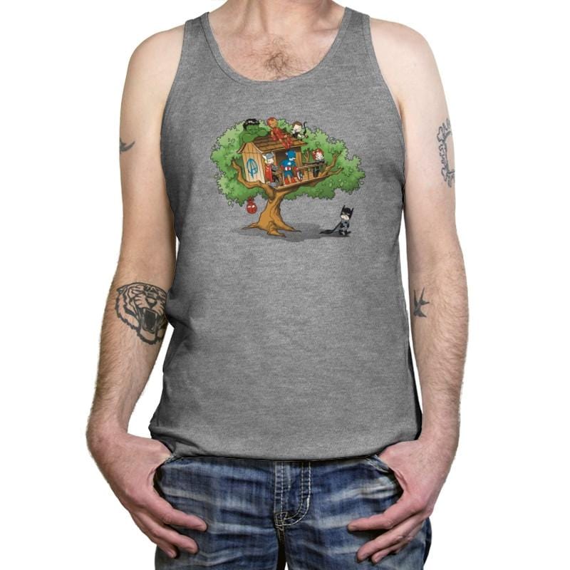 Super-Exclusive Club - Miniature Mayhem - Tanktop Tanktop RIPT Apparel X-Small / Athletic Heather