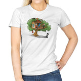 Super-Exclusive Club - Miniature Mayhem - Womens T-Shirts RIPT Apparel Small / White