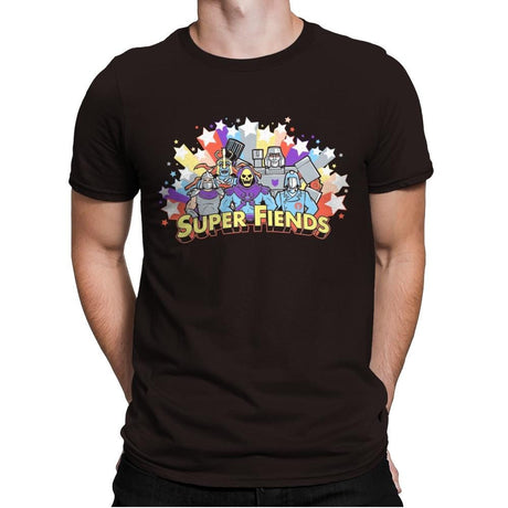 Super Fiends - Best Seller - Mens Premium T-Shirts RIPT Apparel Small / Dark Chocolate