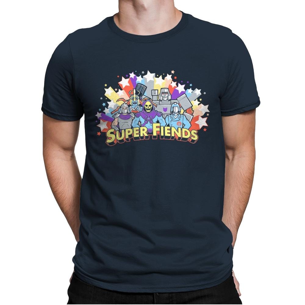 Super Fiends - Best Seller - Mens Premium T-Shirts RIPT Apparel Small / Indigo