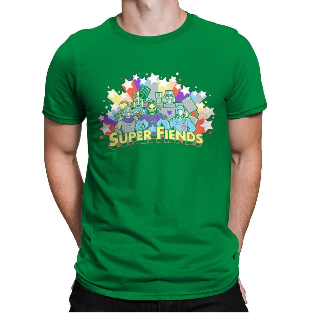 Super Fiends - Best Seller - Mens Premium T-Shirts RIPT Apparel Small / Kelly Green