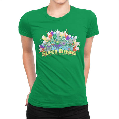 Super Fiends - Best Seller - Womens Premium T-Shirts RIPT Apparel Small / Kelly Green