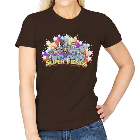 Super Fiends - Best Seller - Womens T-Shirts RIPT Apparel Small / Dark Chocolate