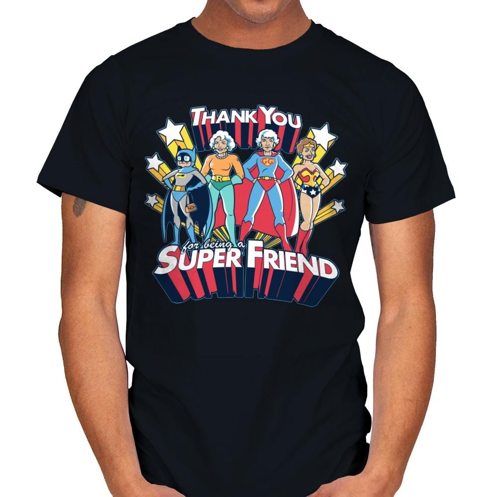 Super Friend - Anytime - Mens T-Shirts RIPT Apparel Small / Black