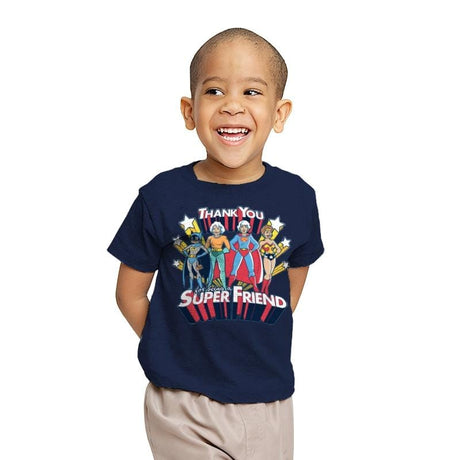 Super Friend - Youth T-Shirts RIPT Apparel X-small / Navy