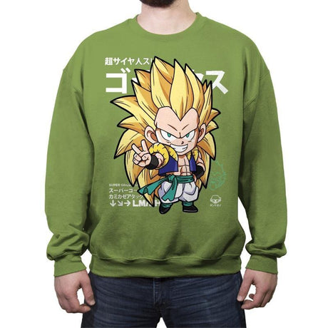 Super Ghost Kamikaze Attack - Crew Neck Sweatshirt Crew Neck Sweatshirt RIPT Apparel Small / Kiwi