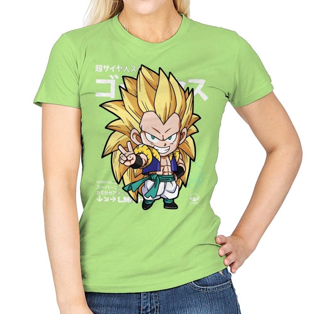 Super Ghost Kamikaze Attack - Womens T-Shirts RIPT Apparel Small / Mint Green
