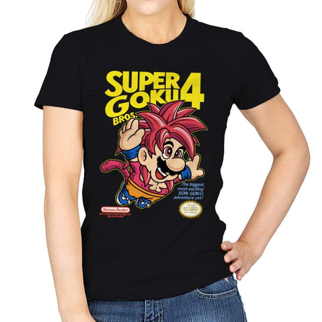 Super Goku Bros 4 - Womens T-Shirts RIPT Apparel Small / Black