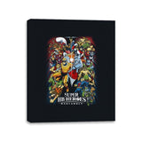 Super HB Heroes - Canvas Wraps Canvas Wraps RIPT Apparel 11x14 / Black