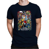 Super HB Heroes - Mens Premium T-Shirts RIPT Apparel Small / Midnight Navy