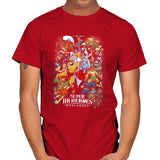 Super HB Heroes - Mens T-Shirts RIPT Apparel Small / Red
