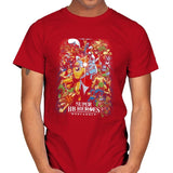 Super HB Heroes - Mens T-Shirts RIPT Apparel Small / Red