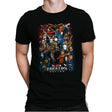 Super Horror Icons - Mens Premium T-Shirts RIPT Apparel Small / Black