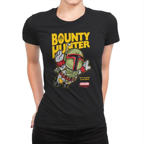Super Hunter - Womens Premium T-Shirts RIPT Apparel Small / Black