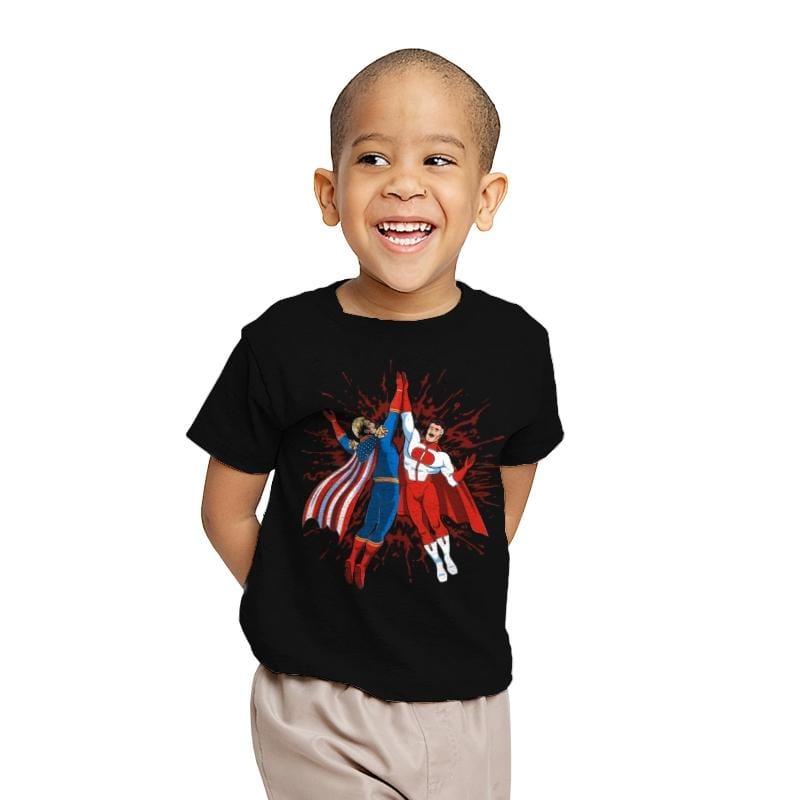 Super Maniac Friends - Youth T-Shirts RIPT Apparel X-small / Black