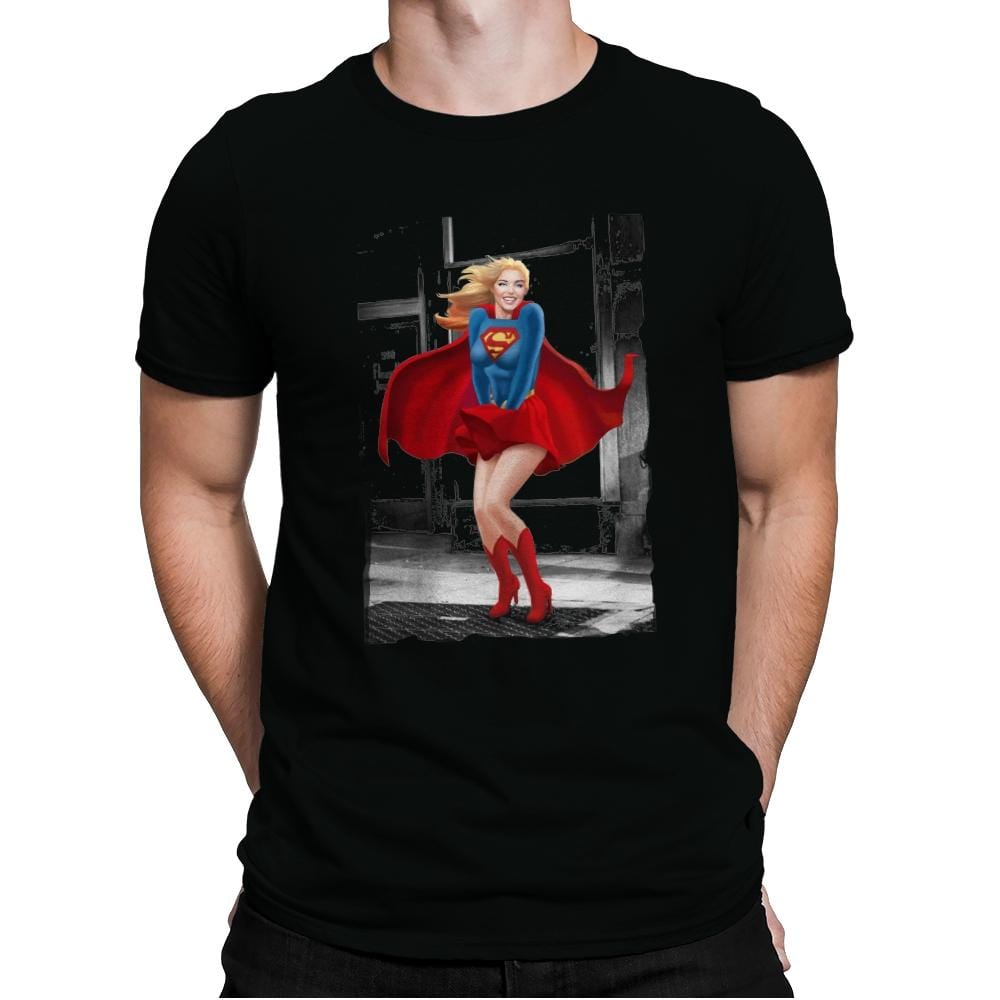 Super Marilyn - Mens Premium T-Shirts RIPT Apparel Small / Black