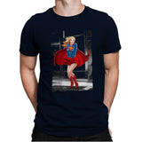 Super Marilyn - Mens Premium T-Shirts RIPT Apparel Small / Midnight Navy