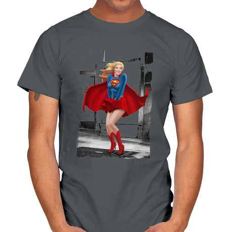 Super Marilyn - Mens T-Shirts RIPT Apparel Small / Charcoal