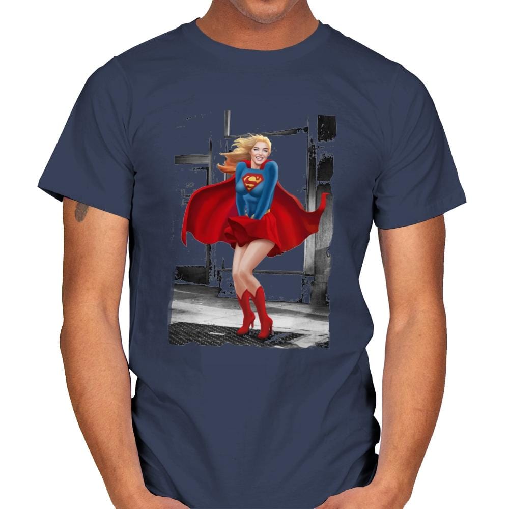 Super Marilyn - Mens T-Shirts RIPT Apparel Small / Navy