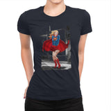 Super Marilyn - Womens Premium T-Shirts RIPT Apparel Small / Midnight Navy