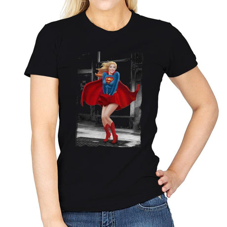 Super Marilyn - Womens T-Shirts RIPT Apparel Small / Black