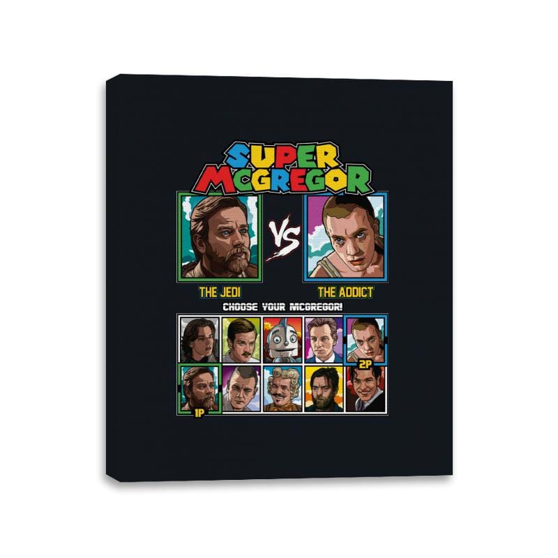 Super McGregor - Canvas Wraps Canvas Wraps RIPT Apparel 11x14 / Black