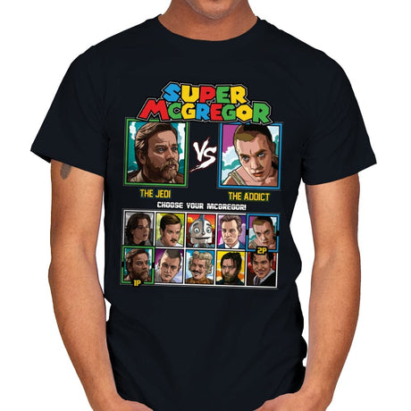 Super McGregor - Mens T-Shirts RIPT Apparel Small / Black