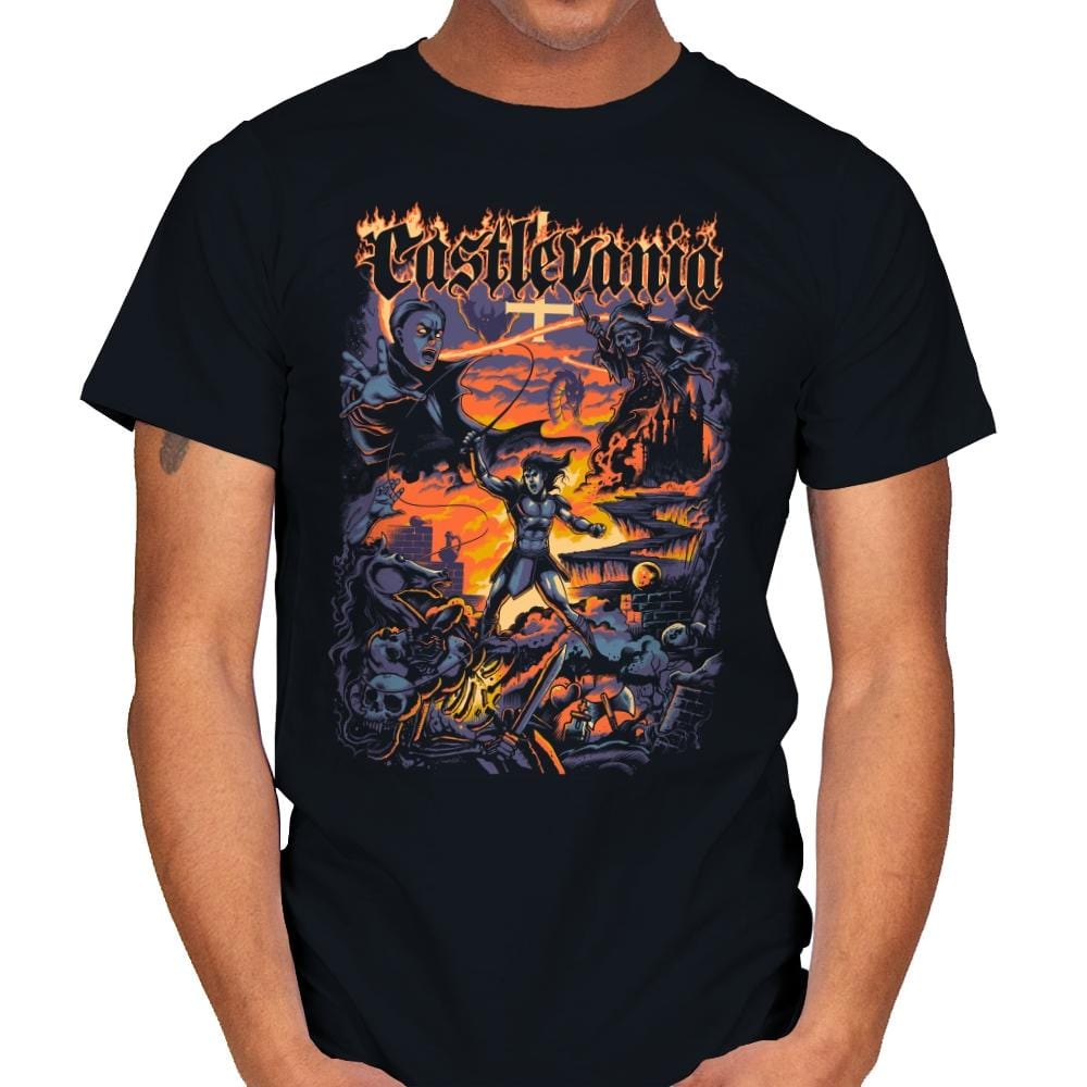 Super Metalvania - Mens T-Shirts RIPT Apparel Small / Black