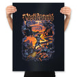 Super Metalvania - Prints Posters RIPT Apparel 18x24 / Black