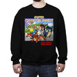 Super Monster Riders - Crew Neck Sweatshirt Crew Neck Sweatshirt RIPT Apparel Small / Black