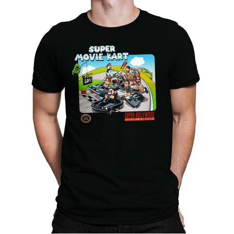 Super Movie Kart - Mens Premium T-Shirts RIPT Apparel Small / Black