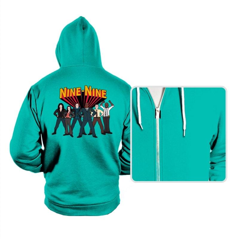 Super Nine-Nine! - Hoodies Hoodies RIPT Apparel Small / Teal