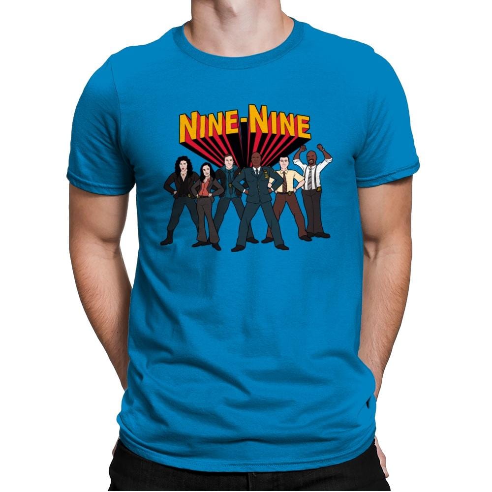 Super Nine-Nine! - Mens Premium T-Shirts RIPT Apparel Small / Turqouise