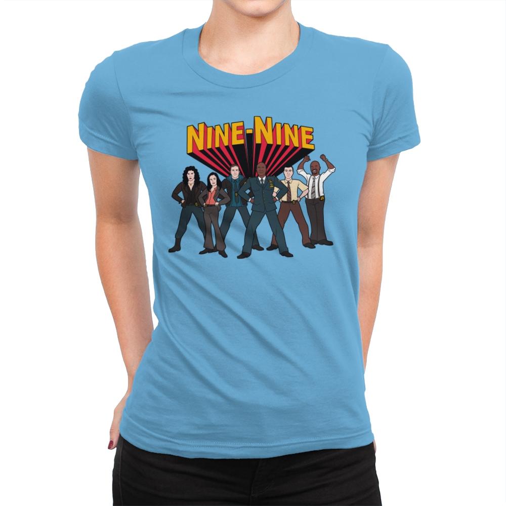 Super Nine-Nine! - Womens Premium T-Shirts RIPT Apparel Small / Turquoise