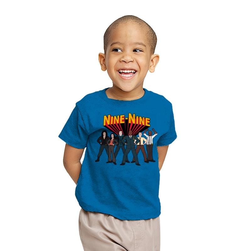 Super Nine-Nine! - Youth T-Shirts RIPT Apparel X-small / Sapphire