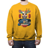 Super Ramen Bot - Crew Neck Sweatshirt Crew Neck Sweatshirt RIPT Apparel Small / Gold